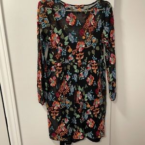 Zara embroidered dress